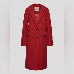 Aritzia Westbury Coat Crimson Red Cherry Size 1 US X-Small